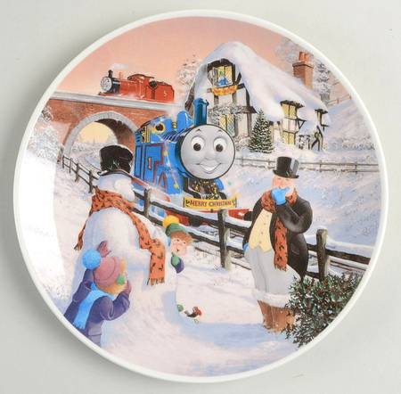 Thomas the Tank Engine Merry Christmas Plate