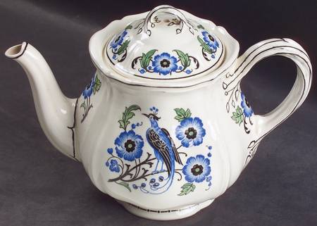 Tigris (Blue & Black) Teapot & Lid