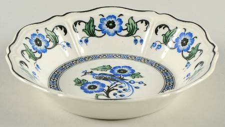 Tigris (Blue & Black) Fruit/Dessert (Sauce) Bowl