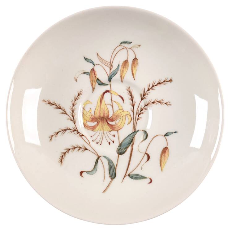 Tiger Lily Saucer for Flat Cup