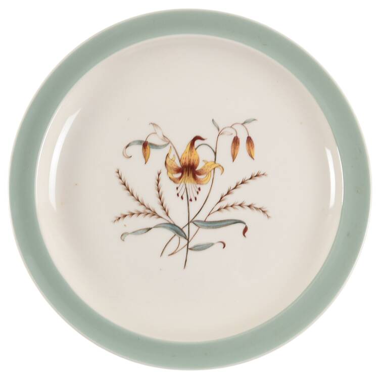 Tiger Lily Salad Plate
