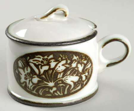 Tiger Lily Sugar Bowl & Lid
