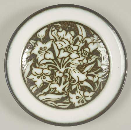 Tiger Lily Bread & Butter Plate