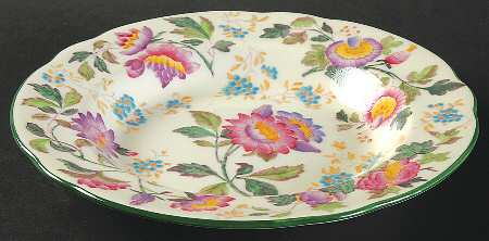 Tonquin Ivory Multicolor (Scalloped) Rim Soup Bowl