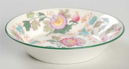 Tonquin Ivory Multicolor (Scalloped) Fruit/Dessert (Sauce) Bowl