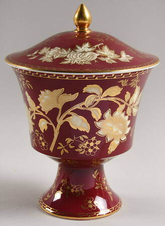 Tonquin Ruby Candy Jar & Lid by Wedgwood