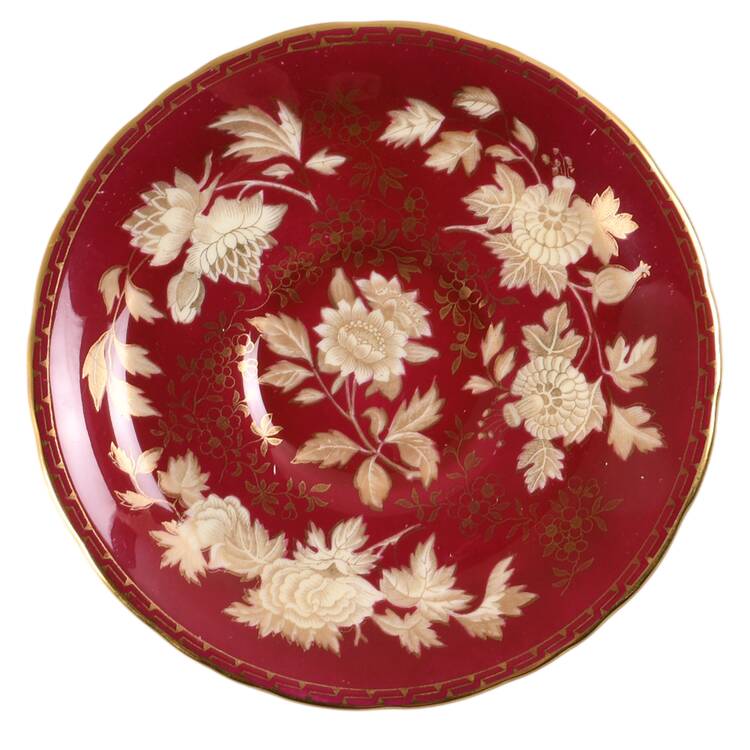 Tonquin Ruby Saucer by Wedgwood