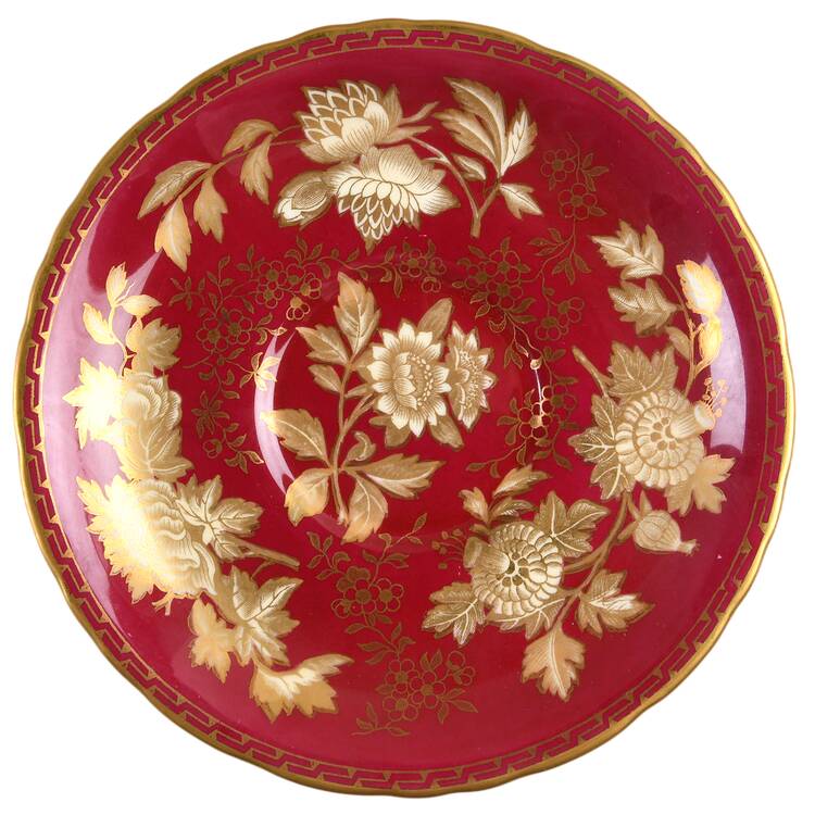 Tonquin Ruby Saucer for Cream Soup Bowl by Wedgwood