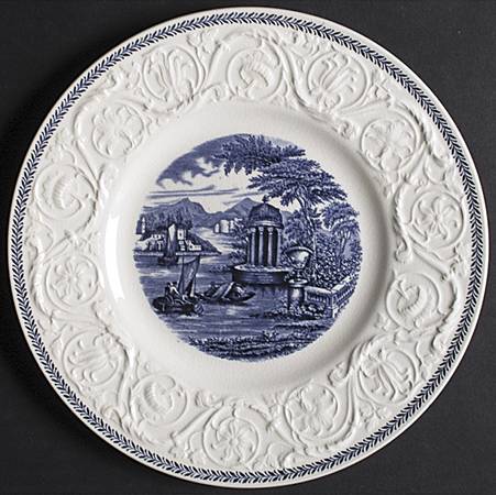 Torbay Blue Luncheon Plate