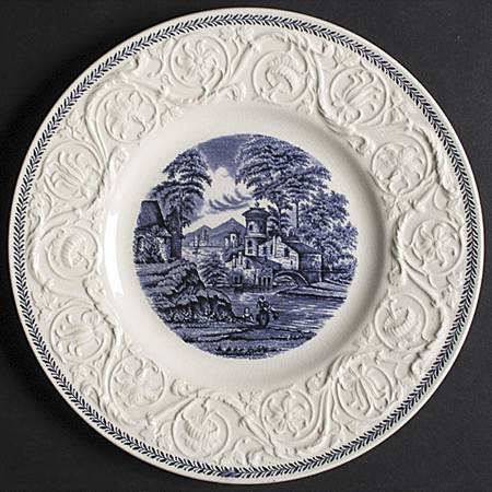 Torbay Blue Luncheon Plate