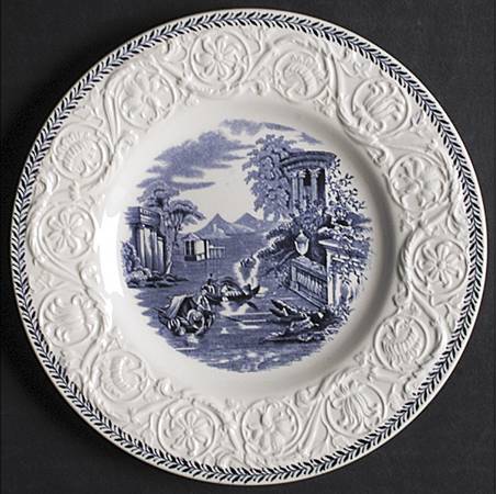 Torbay Blue Dessert/Pie Plate