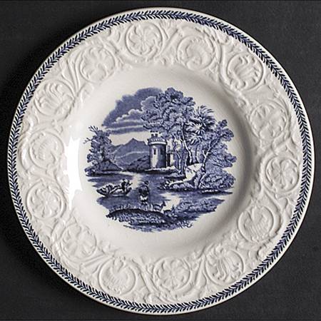 Torbay Blue Bread & Butter Plate