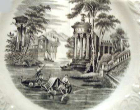 Torbay Black Salad Plate