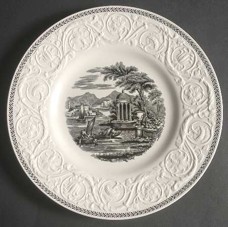 Torbay Black Dinner Plate