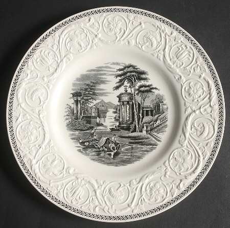 Torbay Black Dinner Plate
