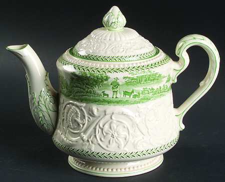 Torbay Green Mini Teapot & Lid