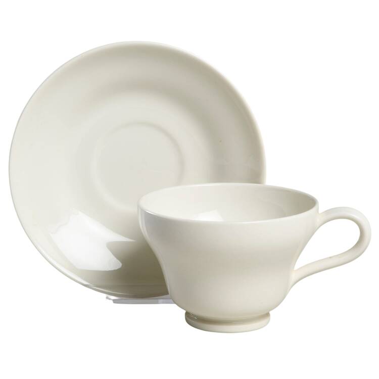 Traditional (Plain) Footed Cup & Saucer Set