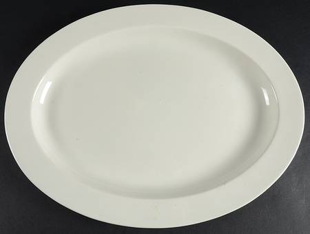 Traditional (Plain) 16" Oval Serving Platter