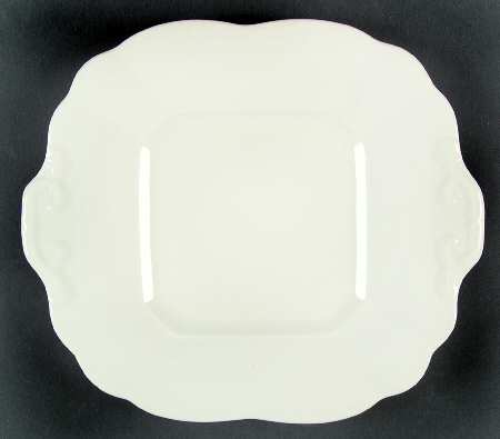 Traditional (Plain) Square Handled Cake Plate