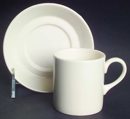 Traditional (Plain) Flat Demitasse Cup & Saucer Set