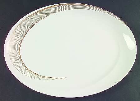Tranquility 15" Oval Serving Platter
