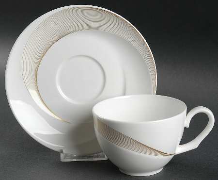 Tranquility Flat Cup & Saucer Set