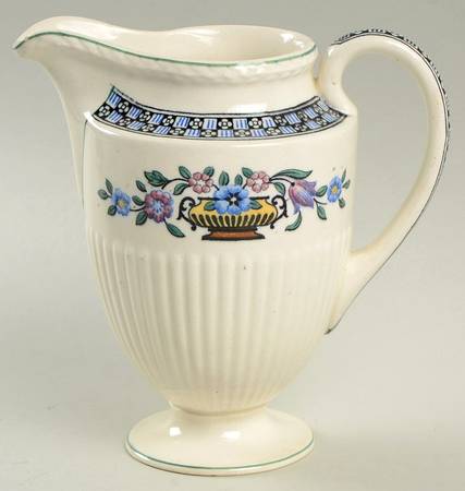 Trentham Light Blue Navy Creamer