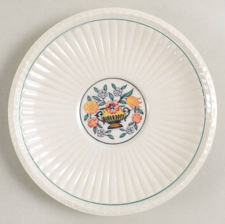 Trentham Light Blue Navy Saucer for Demitasse Cup