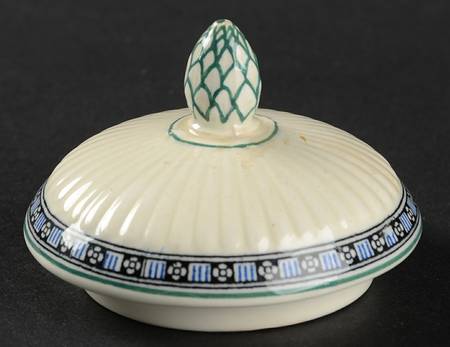 Trentham Light Blue Navy Lid for Sugar Bowl