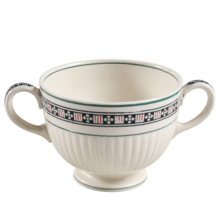 Trentham Red Footed Bouillon Cup