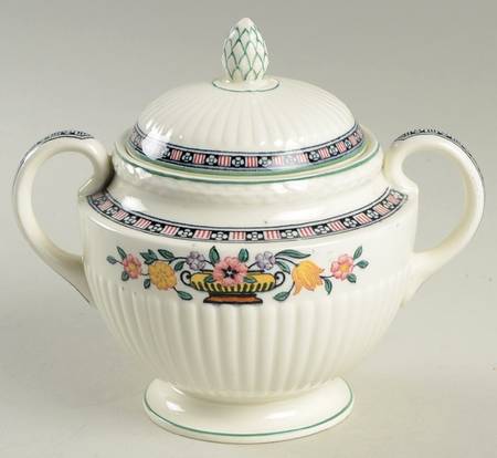 Trentham Red Sugar Bowl & Lid