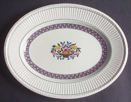 Trentham Red 10" Oval Serving Platter