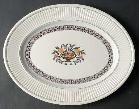 Trentham Red 13" Oval Serving Platter