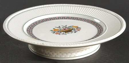 Trentham Red Footed Cake Plate