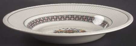 Trentham Red Large Rim Soup Bowl