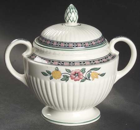 Trentham Red Sugar Bowl & Lid