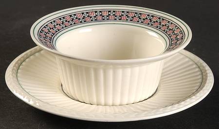 Trentham Red Ramekin & Saucer Set