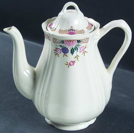 Trellis Flower Coffee Pot & Lid