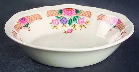 Trellis Flower Fruit/Dessert (Sauce) Bowl