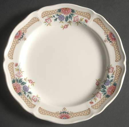 Trellis Flower Bread & Butter Plate