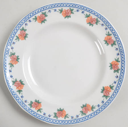 Trellis Rose Salad Plate