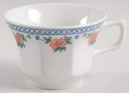 Trellis Rose Flat Cup