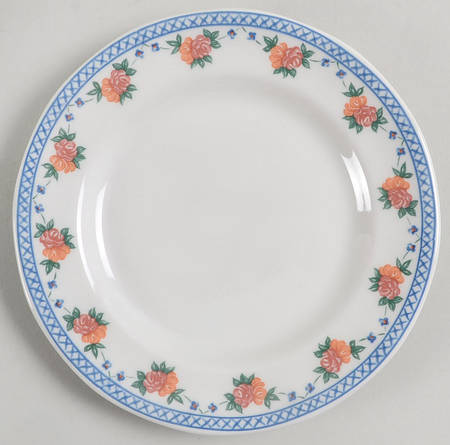Trellis Rose Bread & Butter Plate