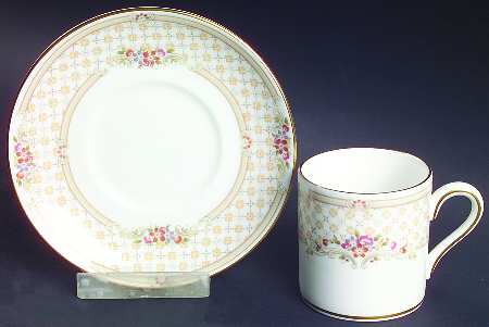 Turnberry Flat Demitasse Cup & Saucer Set