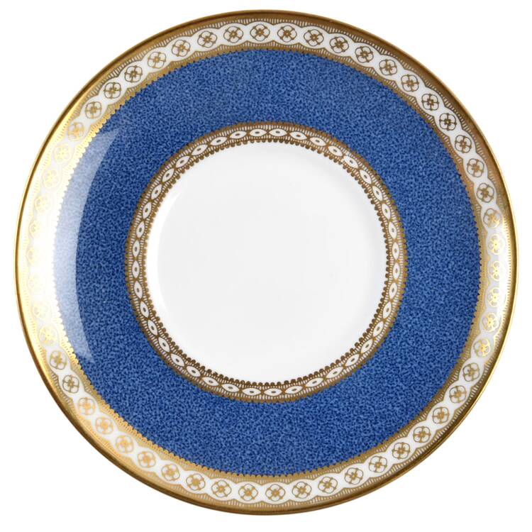 Ulander Powder Blue Saucer for Bond Shape Demitasse Cup