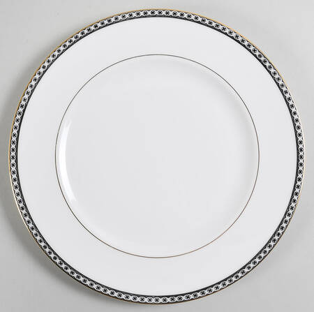 Ulander Black Dinner Plate by Wedgwood