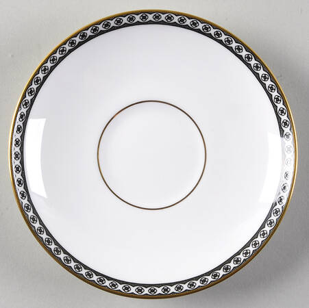 Ulander Black Saucer for Footed Cup