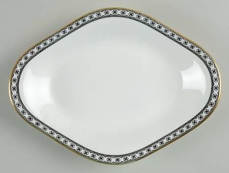 Ulander Black Underplate for Gravy Boat by Wedgwood