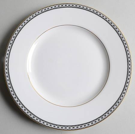Ulander Black Luncheon Plate