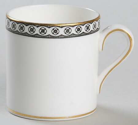 Ulander Black Bond Shape Demitasse Cup